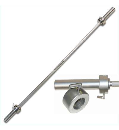 Гриф 1250 мм "Barbell" d 50 мм замок стопорный Гриф 1250 мм "Barbell" d 50 мм замок стопорный