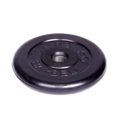 Диск обрезиненный "Barbell" d 51 мм чёрный 5,0 кг Диск обрезиненный "Barbell" d 51 мм чёрный 5,0 кг