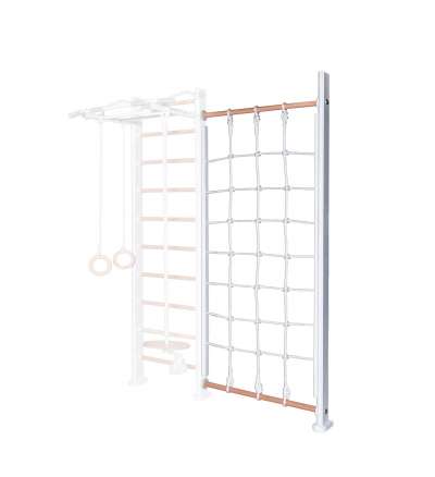 ДСК PERFETTO SPORT "Verticale in legno con rete" bianco-naturale PS-134 Стойка с сеткой ДСК PERFETTO SPORT "Verticale in legno con rete" bianco-naturale PS-134 Стойка с сеткой