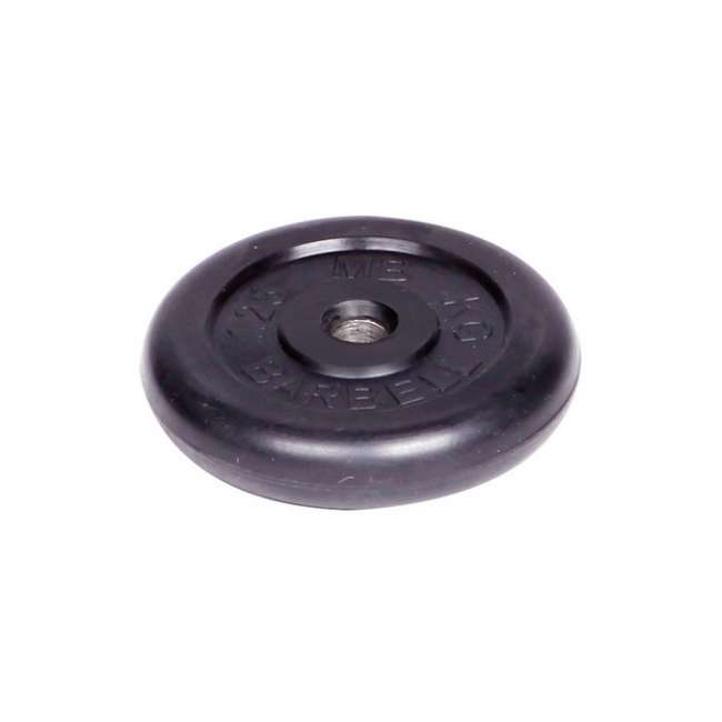 Диск обрезиненный "Barbell" d 31 мм чёрный 1,25 кг Диск обрезиненный "Barbell" d 31 мм чёрный 1,25 кг