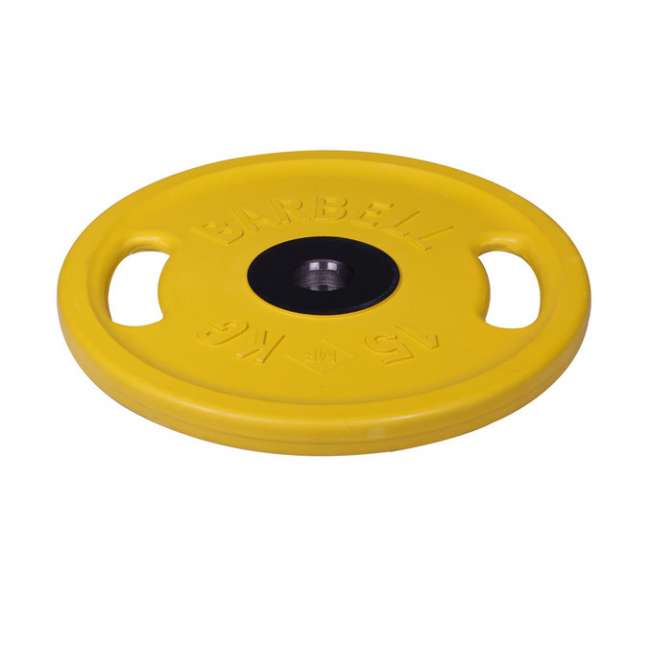 Диск олимпийский с ручками "Barbell" d 51 мм цветной 15,0 кг Диск олимпийский с ручками "Barbell" d 51 мм цветной 15,0 кг