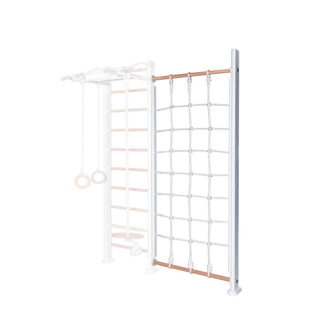 ДСК PERFETTO SPORT "Verticale in legno con rete" bianco-naturale PS-134 Стойка с сеткой ДСК PERFETTO SPORT "Verticale in legno con rete" bianco-naturale PS-134 Стойка с сеткой
